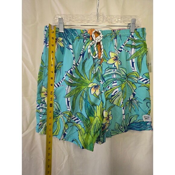 Spicy Tuna SW3134 Men's Swim Shorts Seafoam XL Floral UPF 50+ SW3134 - Picture 2 of 7